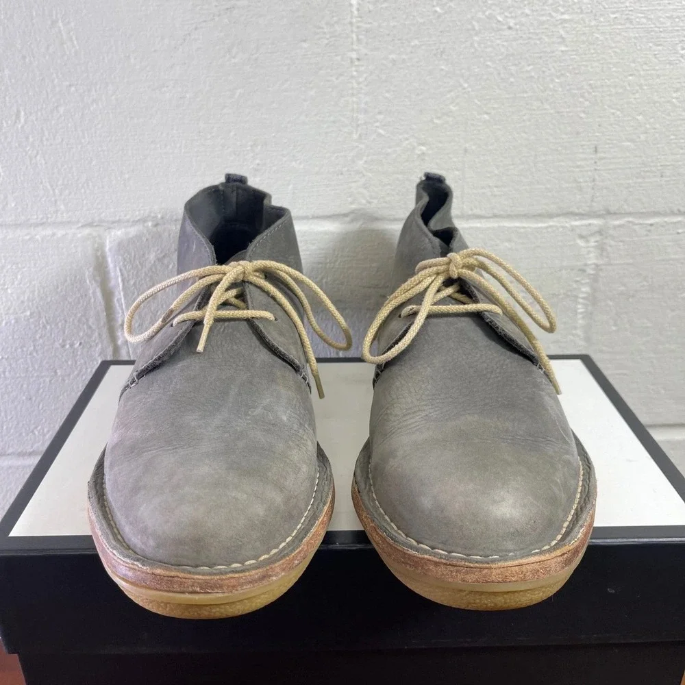 Cole Haan Grantland Chukka Boots Mens‎ 11.5 M Grey Leather Desert Boots C14271